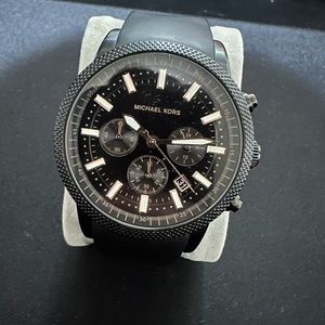 Michael Kors MK8317 Black Silicone Band